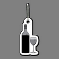 Zippy Pull Clip & Wine Bottle & Wine Glass Tag W/ Tab
